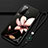 Custodia Silicone Gel Morbida Fiori Cover per Huawei Honor Play4 5G Marrone
