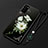 Custodia Silicone Gel Morbida Fiori Cover per Huawei Honor View 30 Pro 5G Nero