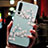 Custodia Silicone Gel Morbida Fiori Cover per Huawei P30