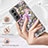 Custodia Silicone Gel Morbida Fiori Cover per Samsung Galaxy S21 Plus 5G