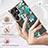 Custodia Silicone Gel Morbida Fiori Cover per Samsung Galaxy S21 Ultra 5G
