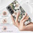 Custodia Silicone Gel Morbida Fiori Cover per Samsung Galaxy S22 5G