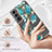 Custodia Silicone Gel Morbida Fiori Cover per Samsung Galaxy S22 5G