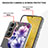 Custodia Silicone Gel Morbida Fiori Cover per Samsung Galaxy S22 Plus 5G