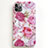 Custodia Silicone Gel Morbida Fiori Cover S01 per Apple iPhone 11 Pro