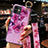 Custodia Silicone Gel Morbida Fiori Cover S01 per Apple iPhone 12