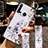 Custodia Silicone Gel Morbida Fiori Cover S01 per Huawei P20 Lite (2019) Bianco