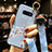 Custodia Silicone Gel Morbida Fiori Cover S01 per Samsung Galaxy S10e Cielo Blu