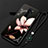 Custodia Silicone Gel Morbida Fiori Cover S01 per Xiaomi Redmi Note 8 Pro Marrone