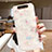 Custodia Silicone Gel Morbida Fiori Cover S03 per Samsung Galaxy A80 Rosa