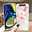Custodia Silicone Gel Morbida Fiori Cover S04 per Samsung Galaxy A90 4G