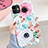 Custodia Silicone Gel Morbida Fiori Cover S05 per Apple iPhone 11