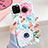 Custodia Silicone Gel Morbida Fiori Cover S05 per Apple iPhone 11 Pro