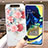 Custodia Silicone Gel Morbida Fiori Cover S05 per Samsung Galaxy A90 4G