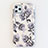 Custodia Silicone Gel Morbida Fiori Cover S07 per Apple iPhone 11 Pro