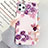 Custodia Silicone Gel Morbida Fiori Cover S08 per Apple iPhone 11 Pro Max