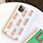 Custodia Silicone Gel Morbida Frutta Cover per Apple iPhone 11 Pro Bianco