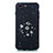 Custodia Silicone Gel Morbida Mistica Luna Stelle Cover per Apple iPhone 7 Plus Nero