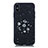 Custodia Silicone Gel Morbida Mistica Luna Stelle Cover per Apple iPhone XR Nero