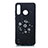 Custodia Silicone Gel Morbida Mistica Luna Stelle Cover per Huawei P30 Lite Nero