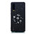 Custodia Silicone Gel Morbida Mistica Luna Stelle Cover per Huawei P30 Nero