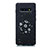Custodia Silicone Gel Morbida Mistica Luna Stelle Cover per Samsung Galaxy S10 Plus Nero