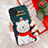 Custodia Silicone Gel Morbida Natale Cover C01 per Apple iPhone 11 Pro Max Verde