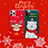 Custodia Silicone Gel Morbida Natale Cover per Apple iPhone 12 Pro