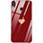 Custodia Silicone Laterale Amore Cuore Specchio Cover S04 per Huawei Honor V10 Lite Rosso
