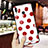 Custodia Silicone Laterale Fantasia Modello Specchio Cover per Huawei Honor 8X Rosso