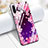 Custodia Silicone Laterale Fiori Specchio Cover S01 per Huawei P30 Lite New Edition Viola