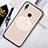 Custodia Silicone Laterale Fiori Specchio Cover S02 per Huawei Honor 10 Lite Oro