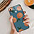 Custodia Silicone Laterale Frutta Specchio Cover per Huawei Honor View 10 Lite Blu
