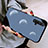 Custodia Silicone Laterale Mistica Luna Stelle Specchio Cover S01 per Huawei Honor 20S Nero