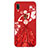Custodia Silicone Morbida Abito Ragazza Cover per Huawei Nova 3e Rosso