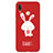 Custodia Silicone Morbida Fantasia Modello Cover per Huawei P20 Lite Rosso
