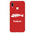 Custodia Silicone Morbida Fantasia Modello Cover S02 per Huawei Nova 3e Rosso