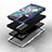 Custodia Silicone Morbida Fiori A01 per Samsung Galaxy Note 20 Ultra 5G Blu