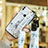 Custodia Silicone Morbida Fiori S01 per Huawei Honor View 10 Lite Bianco
