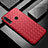Custodia Silicone Morbida In Pelle Cover A01 per Huawei Honor 20 Lite Rosso