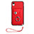 Custodia Silicone Morbida In Pelle Cover BF1 per Apple iPhone XR Rosso
