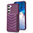 Custodia Silicone Morbida In Pelle Cover BF1 per Samsung Galaxy S22 5G