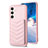 Custodia Silicone Morbida In Pelle Cover BF1 per Samsung Galaxy S22 5G