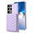 Custodia Silicone Morbida In Pelle Cover BF1 per Samsung Galaxy S23 Ultra 5G Lavanda