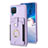 Custodia Silicone Morbida In Pelle Cover BF2 per Samsung Galaxy M12 Lavanda