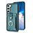 Custodia Silicone Morbida In Pelle Cover BF2 per Samsung Galaxy S22 5G