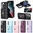 Custodia Silicone Morbida In Pelle Cover BF3 per Samsung Galaxy S22 Plus 5G