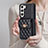 Custodia Silicone Morbida In Pelle Cover BF4 per Samsung Galaxy S22 5G