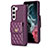 Custodia Silicone Morbida In Pelle Cover BF4 per Samsung Galaxy S22 5G