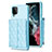 Custodia Silicone Morbida In Pelle Cover BF5 per Samsung Galaxy M12